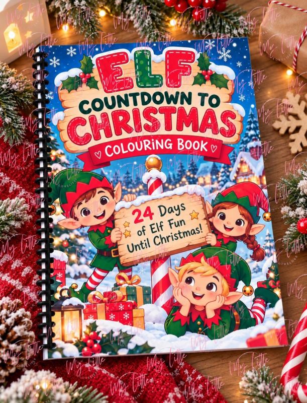 Countdown To Christmas Colouring Book