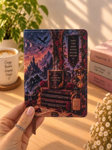 Dark Romantasy Book Lover Notebook A6